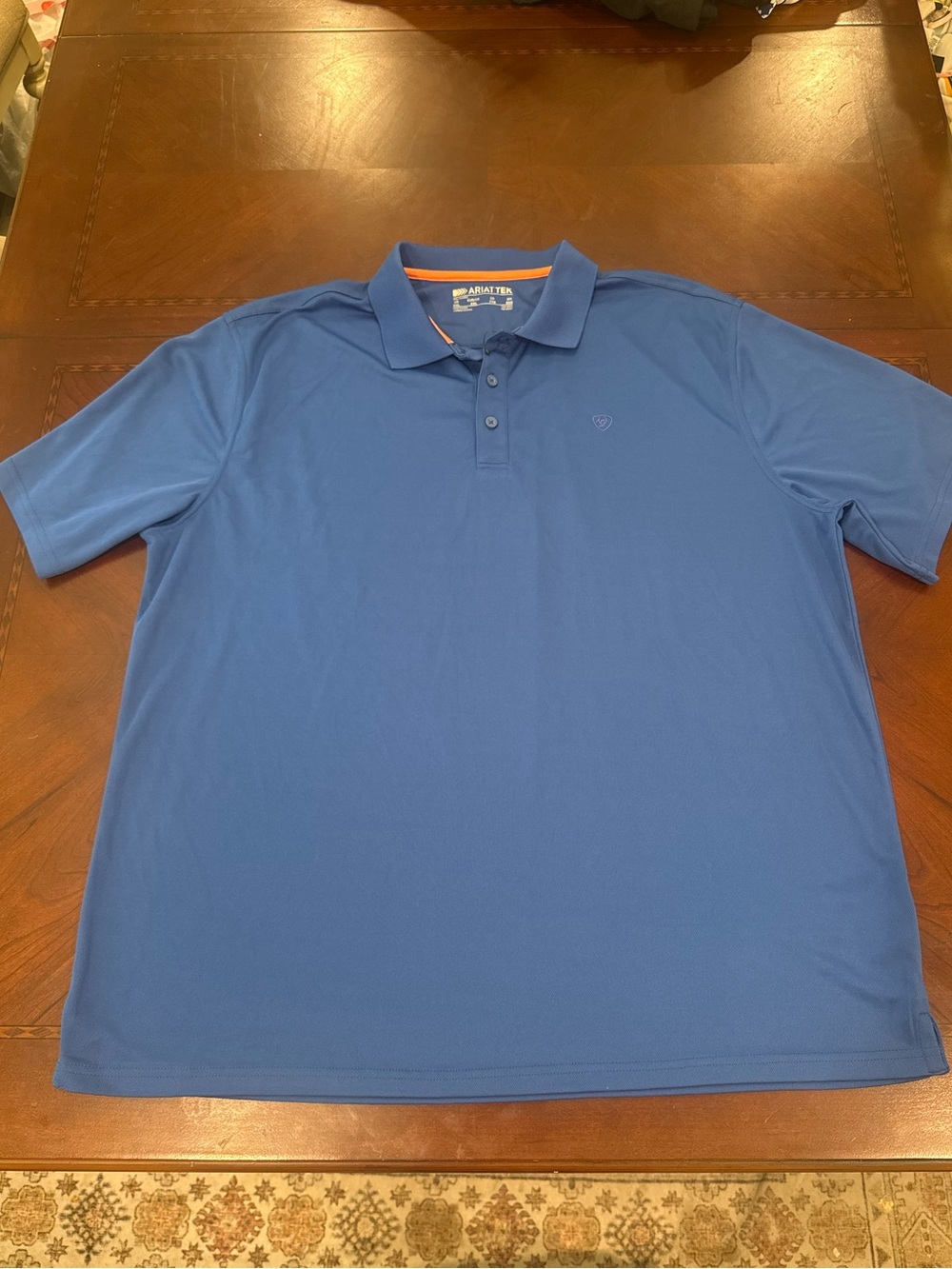 Ariat Tek Men’s Royal Blue Performance Polo
